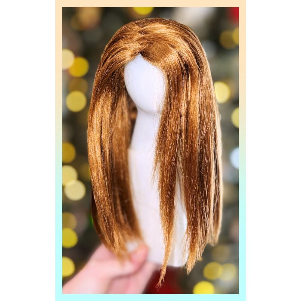 Monique BJD 1/3 Balljointed Doll SD Pullip Mohair Zig Zag Evelyn Auburn Wig 9/10